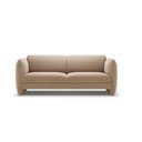 Rudos spalvos sofa iš velveto 204 cm Georgia – Micadoni 
