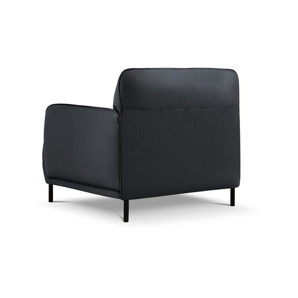 Mėlynas odinis krėslas Windsor & Co Sofas Neso-image-3