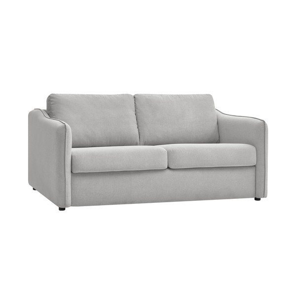 Šviesiai pilkos spalvos sofa miegojimui/sulankstoma 178 cm Lenny – Bobochic Paris-image-3
