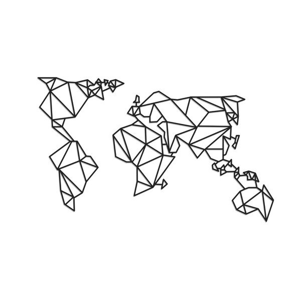 Sienų dekoravimas Really Nice Things Pasaulio žemėlapis-image-1