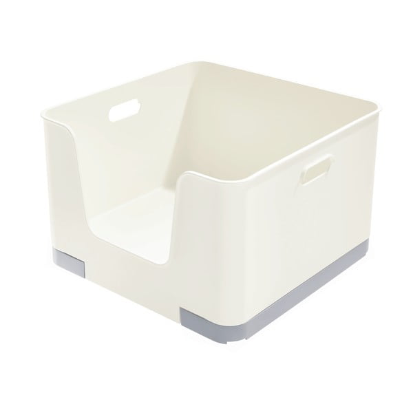 Balta dėžutė iDesign Eco Open, 39 x 39 cm