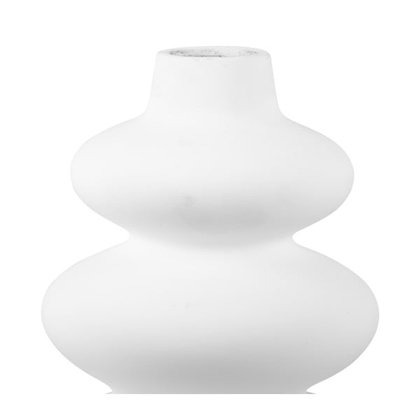 Baltos spalvos keraminė vaza Karlsson Circles, aukštis 19,4 cm-image-3