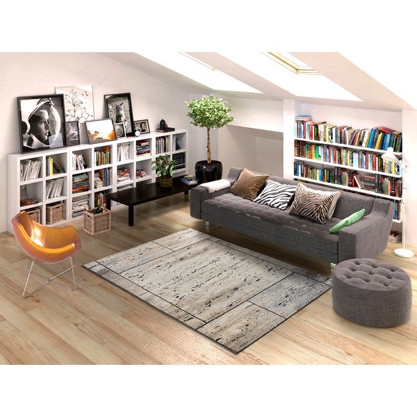 Smėlio spalvos kilimas 80x150 cm Astrid - Universal-image-1