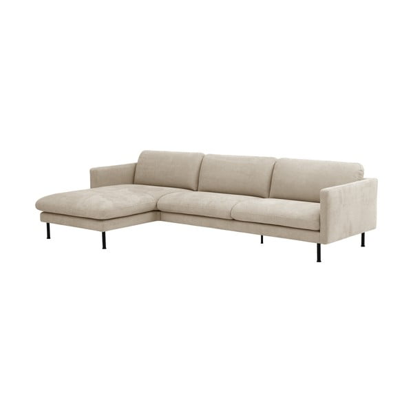 Smėlio spalvos kampinė sofa Max Winzer Nathan, kairysis kampas-image-3