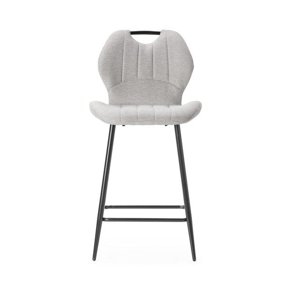 Smėlio spalvos iš audinio baro taburėtės 2 vnt. (sėdynės aukštis 65 cm) Muli – Marckeric-image-2