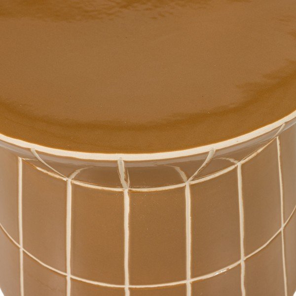 Iš keramikos apvalios formos šoninis stalas ø 38 cm Plu – WOOOD-image-4