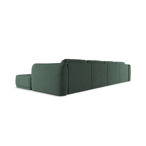 Žalios spalvos kampinė sofa Hoku – Makamii-image-4