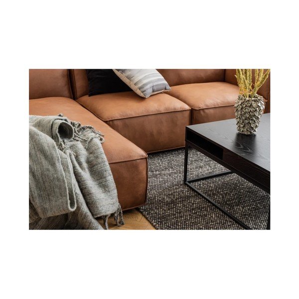 Modulinė sofa konjako rudos spalvos (su kairiuoju kampu) Fairfield Kentucky – Bonami Selection-image-1