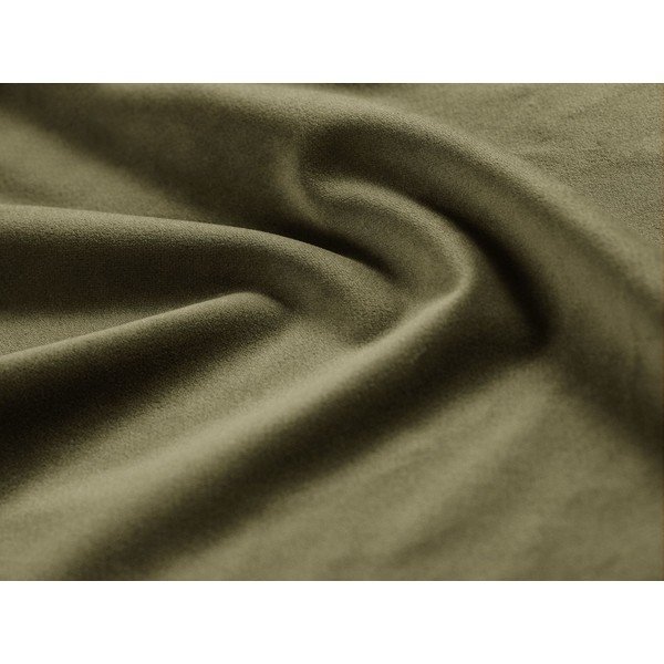Khaki spalvos modulinė kampinė sofa iš velveto (su dešiniuoju kampu/su gultu) Jodie – Micadoni -image-3