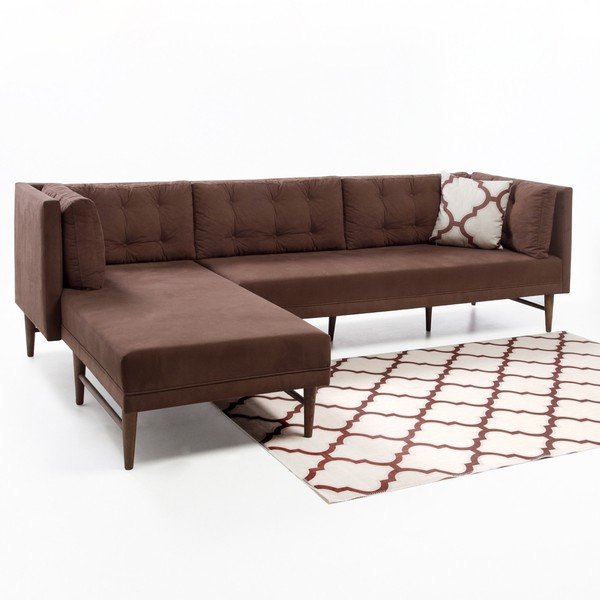 Ruda sofa kairysis kampas "Balcab Home Amalia-image-1
