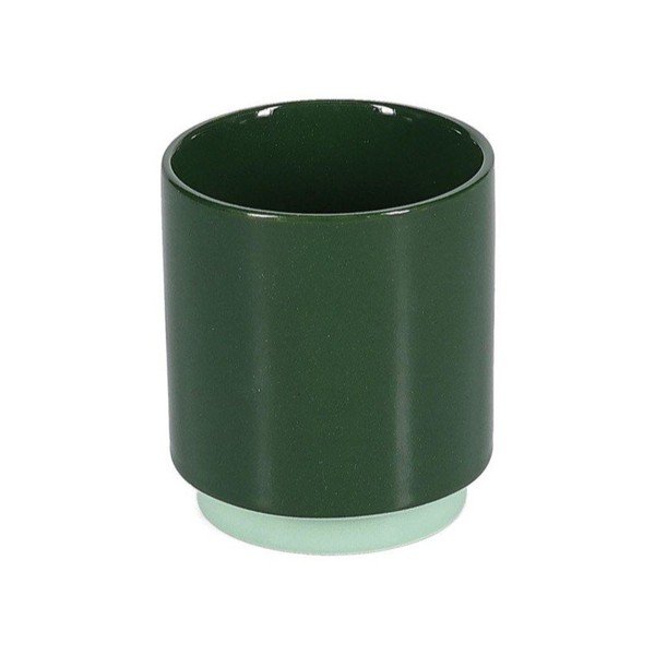 Tamsiai žalios spalvos iš molio puodelis 270 ml Duo – ONA