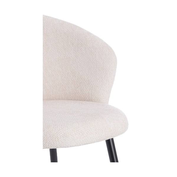 Kreminės spalvos iš metalo valgomojo kėdžių komplektas 2 vnt. Radaja – Light & Living-image-2