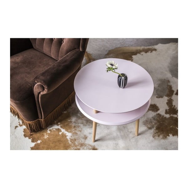 Pilkas kavos staliukas Ragaba UFO, Ø 57 cm-image-4