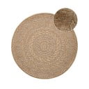 Smėlio spalvos lauko kilimas NORTHRUGS Almendro, Ø 160 cm