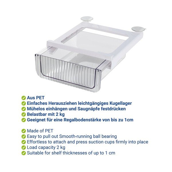 Iš plastiko šaldytuvo organizatorius 27x24 cm Kira – Wenko-image-2