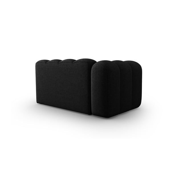 Modulinė sofa juodos spalvos/antracito spalvos (su kairiuoju kampu) Lupine – Micadoni Home-image-3