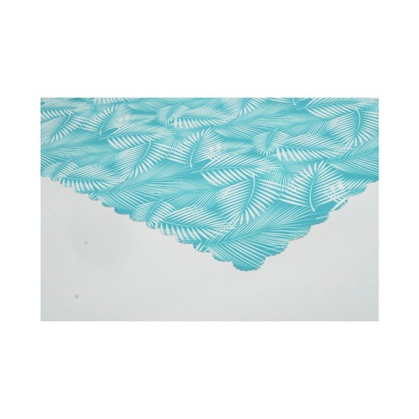 Minimalistiniai pagalvėlių užvalkalai Mėlyni lapai mikropluošto staltiesė, 45 x 145 cm-image-1