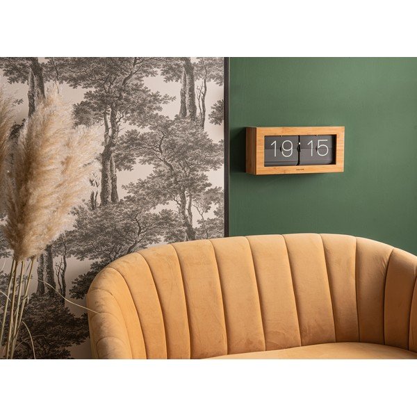 Karamelinės rudos spalvos aksominė sofa Leitmotiv Royal-image-1