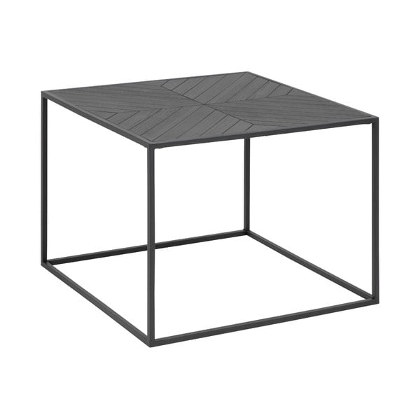 Juodas kavos staliukas Actona Orizs, 60 x 60 cm