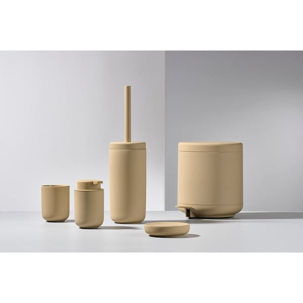 Smėlio spalvos keraminis indas dantų šepetėliams Zone Ume-image-1