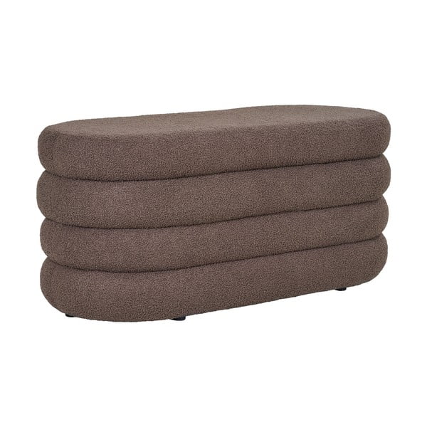 Iš boucle suolas rudos spalvos Dartford – House Nordic-image-3