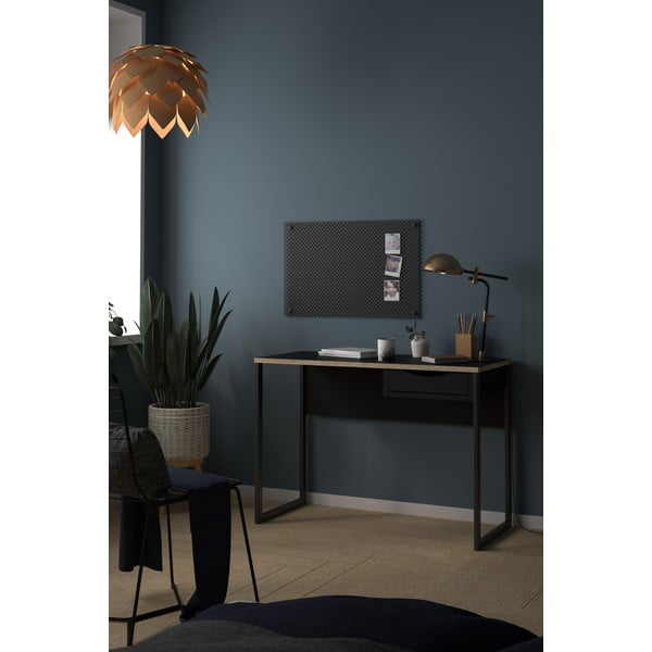 Juodas darbo stalas Tvilum Function Plus, 130 x 48 cm-image-1