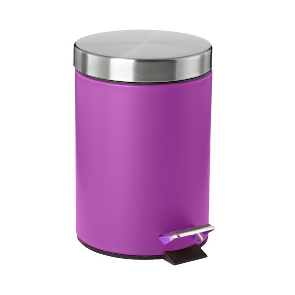 Šiukšlių dėžė su pedalu, violetinė