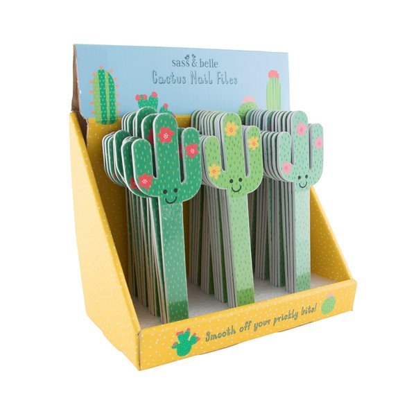 3 vnt. nagų dildžių rinkinys "Sass & Belle Cactus-image-2