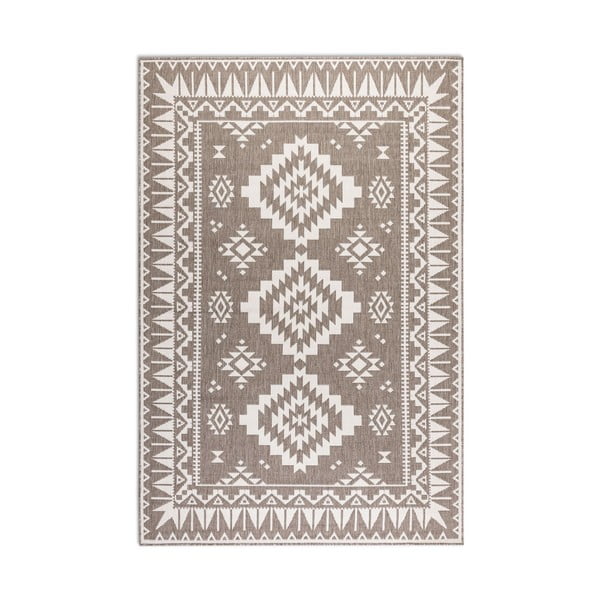 Lauko kilimas rudos spalvos/kreminės spalvos 120x170 cm Gemini – Elle Decoration-image-2