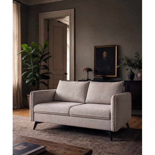 Sofa smėlio spalvos 138 cm Juli Bis – Ropez-image-3