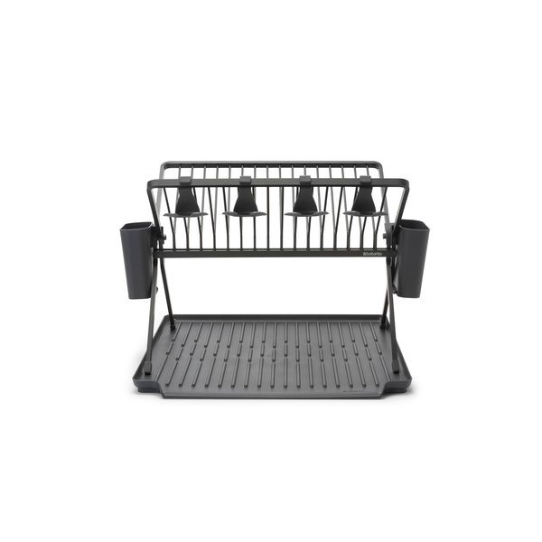 Tamsiai žalios spalvos iš metalo dviejų aukštų kiaurasamtis 42x51 cm – Brabantia