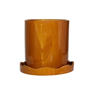 Iš molio rankų darbo gėlių vazono dangtelis ø 21,5 cm Nami – OYOY Living Design
