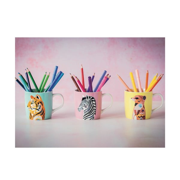 Mėlynas porcelianinis puodelis Maxwell & Williams Pete Cromer Tiger, 375 ml-image-2