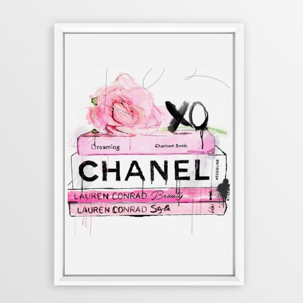 Plakatas rėmelyje Piacenza Art Books Chanel, 30 x 20 cm