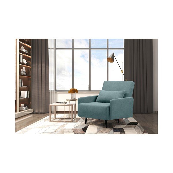 Krėslas mėlynos spalvos Mallory – Støraa-image-2