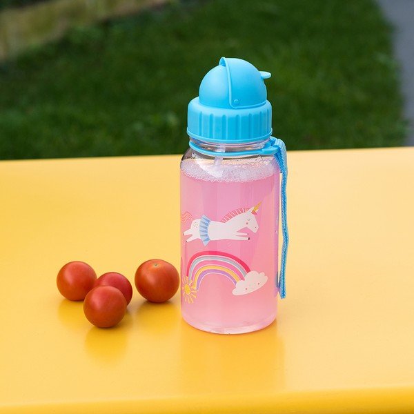 Mėlynos spalvos iš tritano vaikiškas buteliukas 500 ml Magical Unicorn – Rex London-image-1
