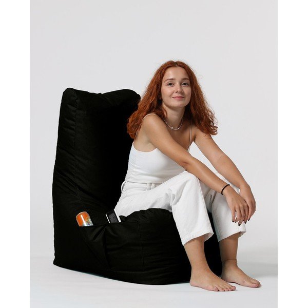Sodo sėdmaišis juodos spalvos Diamond XXL – Floriane Garden-image-1