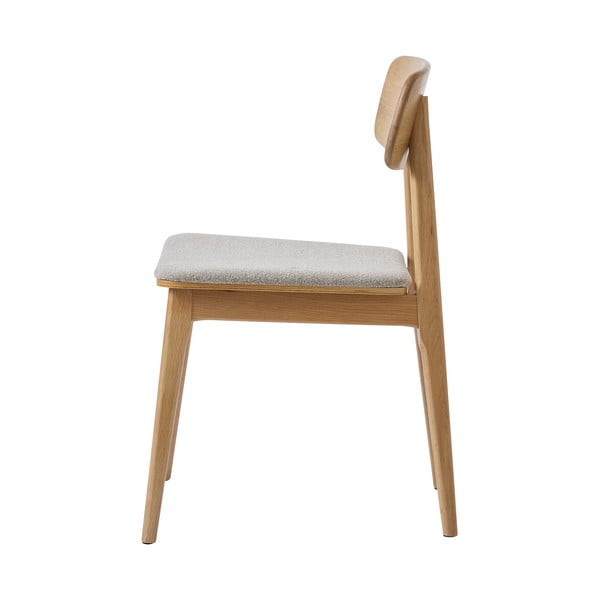 Valgomojo kėdė smėlio spalvos/natūralios spalvos Livo – Unique Furniture-image-4