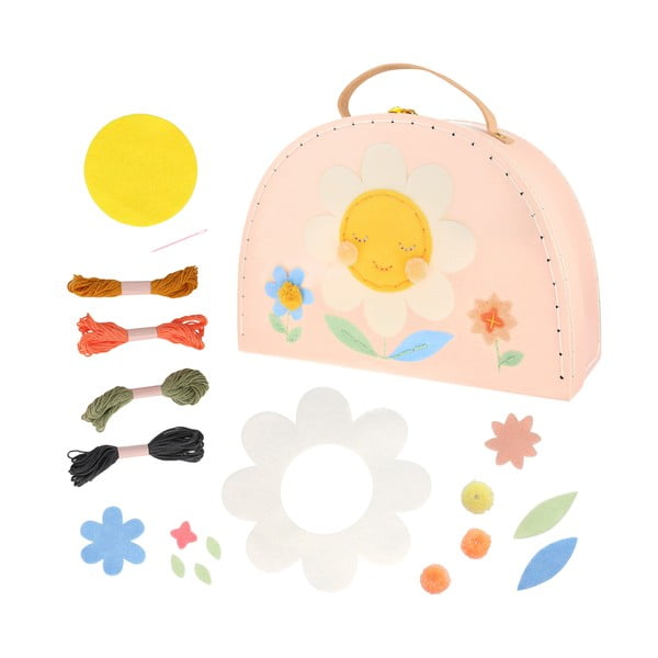 Kūrybinis žaislas Flower Embroidery Suitcase – Meri Meri