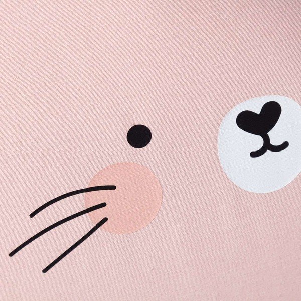 Rožinis kūdikių pufas Rainbow Rabbit - Yellow Tipi-image-1