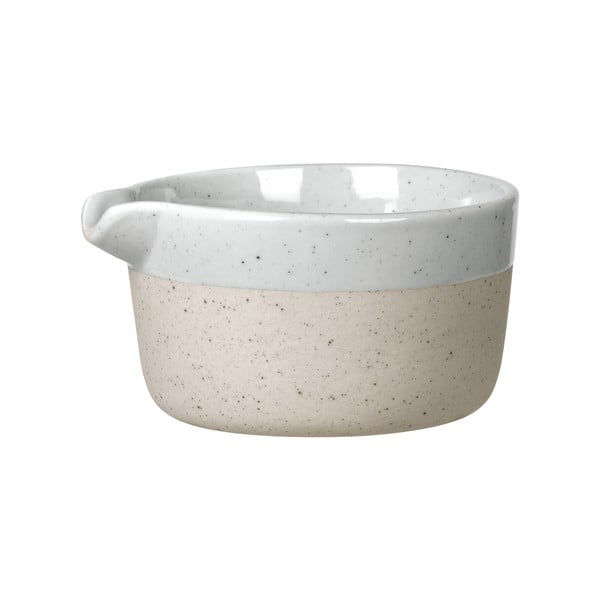Šviesiai pilkos spalvos/smėlio spalvos iš keramikos pieno ąsotis 150 ml Sablo – Blomus