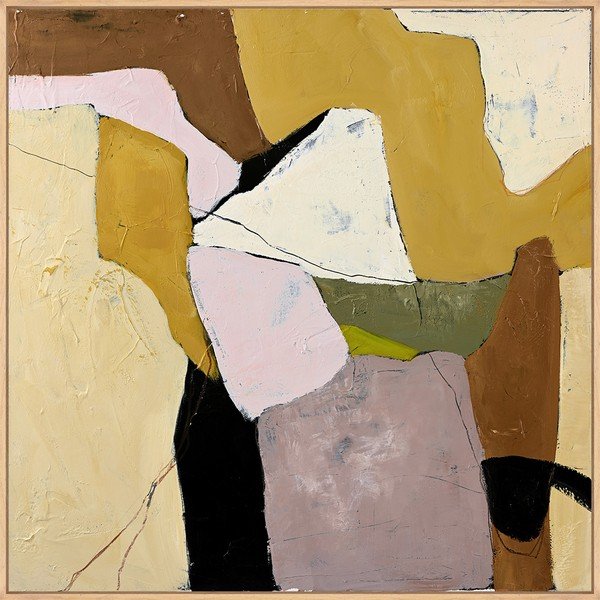 Paveikslas tapyba rankomis (tapyba) su rėmeliu/tapyba ant drobės 101x101 cm Featured – Malerifabrikken