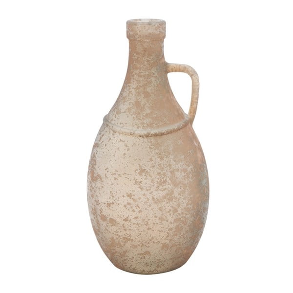 Smėlio spalvos perdirbto stiklo vaza Mauro Ferretti Roma, ⌀ 12,5 cm