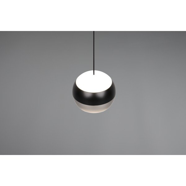 Juodos spalvos/sidabrinės spalvos kabantis šviestuvas LED ø 15,5 cm Orbit – Trio Select-image-2