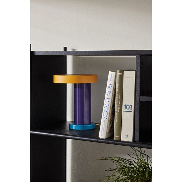 Stalinis šviestuvas violetinės spalvos LED su pritemdymo funkcija (aukštis 25 cm) Magic – Hübsch-image-2