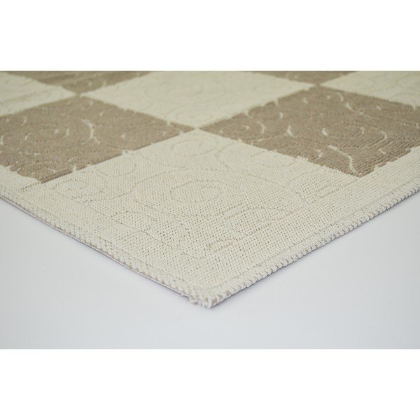 Smėlio spalvos patvarus kilimas Vitaus Patchwork, 160 x 230 cm-image-2