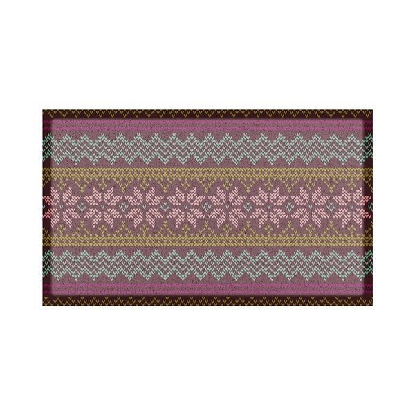 Iš perdirbto plastiko grindų kilimėlis 40x70 cm Fair Isle  – Artsy Doormats