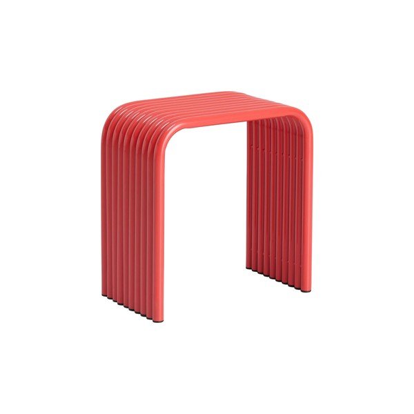 Raudonos spalvos iš metalo taburetė Multron – Ellos Home