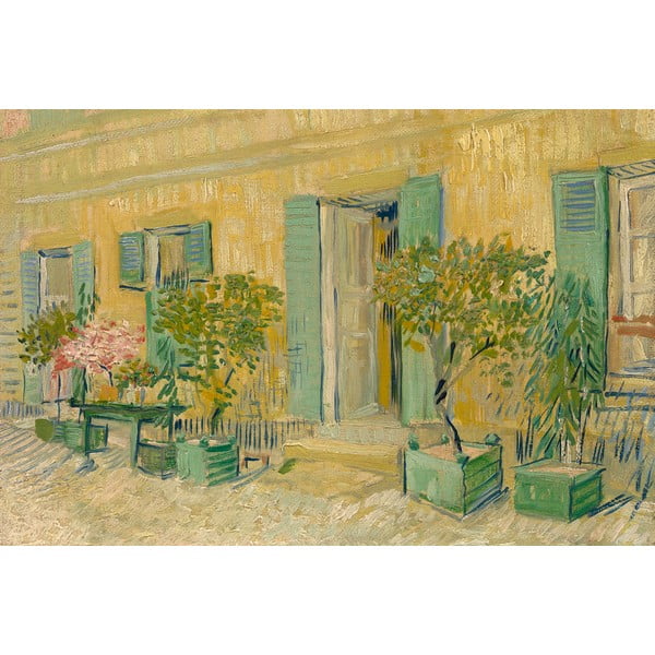 Paveikslo reprodukcija 90x60 cm Exterior of a Restaurant in Asnières, Vincent van Gogh – Fedkolor