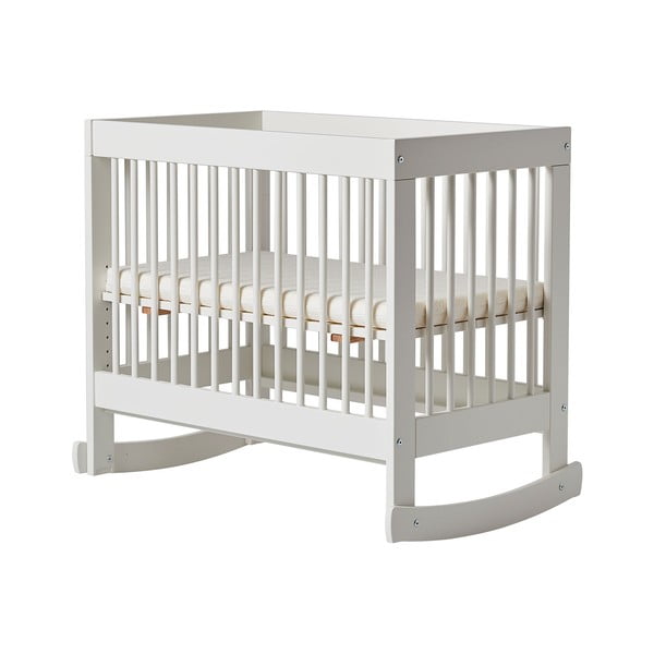 Balta mobilioji lovelė "Pinio Basic", 89 x 45 cm-image-3